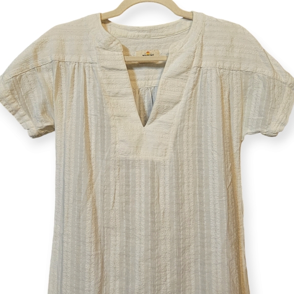Marine Layer St Lucia Cover Up V neck Short Sleeve Cover Up Dress - Picture 4 of 7